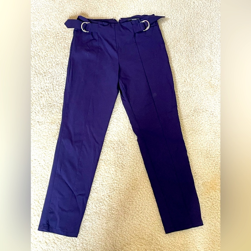 Forever 21 Women’s Blue Dress Pants Sz Medium